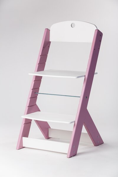 Lucas Wood Style rostoucí židle OMEGA III - PRIME lila/bílá