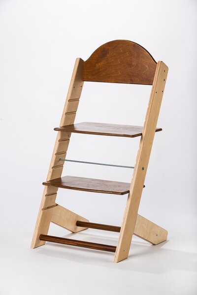 Lucas Wood Style rostoucí židle MIXLE - přírodní/ořech rostoucí židle MIXLE: bez motivu