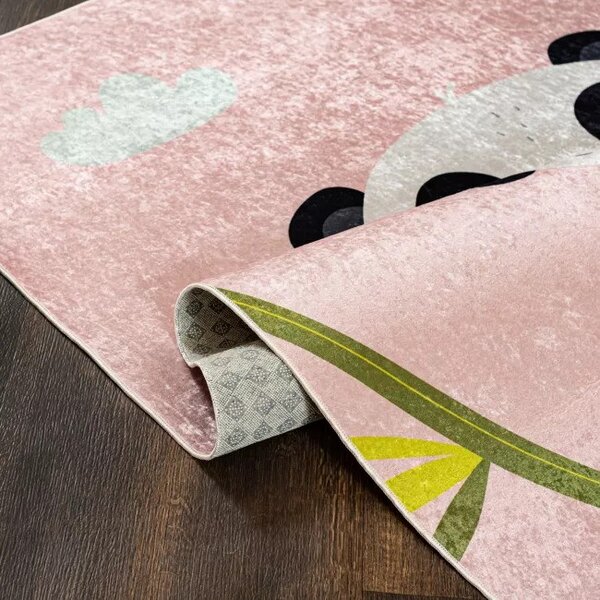 Makro Abra Dětský kusový koberec vhodný k praní BAMBINO 40690 Medvídek Koala růžový Rozměr: 80x150 cm