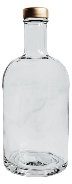 Skleněná láhev na olej 500 ml se zlatým uzávěrem APOLO