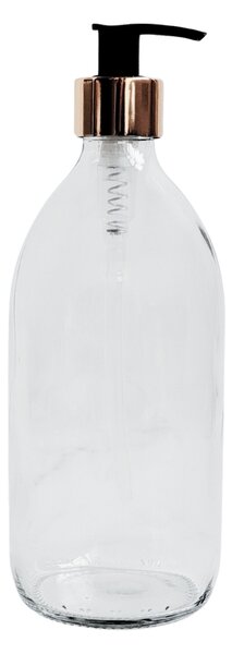 Dávkovač mýdla STELLA 540 ml s černo-zlatým dávkovačem