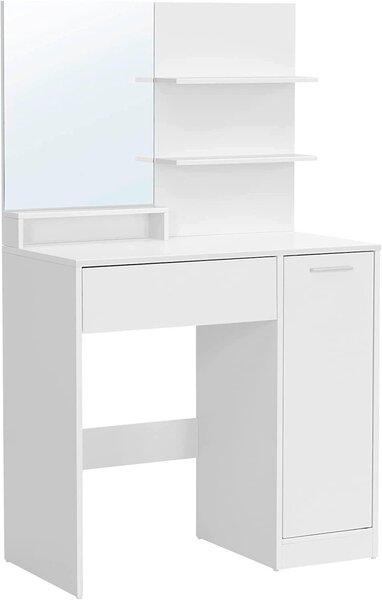 TOALETNÍ STOLEK, bílá, 80/40/132 cm Boxxx, Online Only