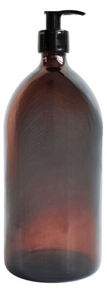 Dávkovač mýdla MONA 1 000 ml s černým těsnícím dávkovačem