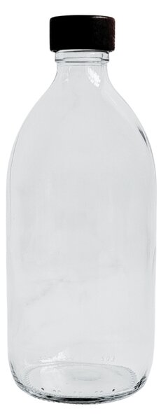 Dávkovač mýdla STELLA 540 ml s uzávěrem tmavé dřevo