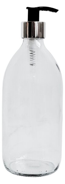 Dávkovač mýdla STELLA 540 ml s černo-stříbrný dávkovačem