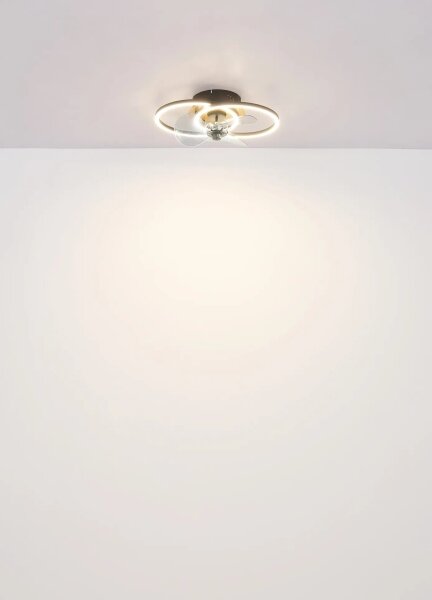 Globo 03661 - LED Stmív. stropní ventilátor KAREN LED/24W/230V 2700-6500K + DO