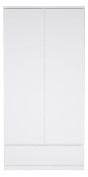 Bílá šatní skříň 99x201 cm Naia - Tvilum