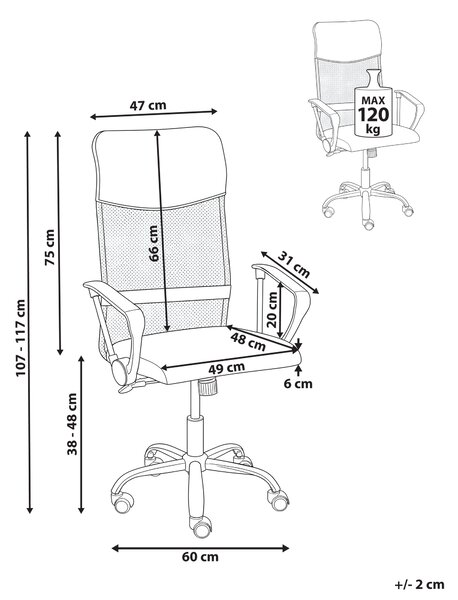 Kancelářská židle DESIGN Béžová