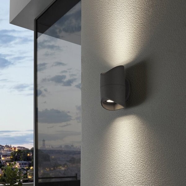 Eglo 95076 - Venkovní nástěnné svítidlo ABRANTES 2xLED/6W/230V IP44