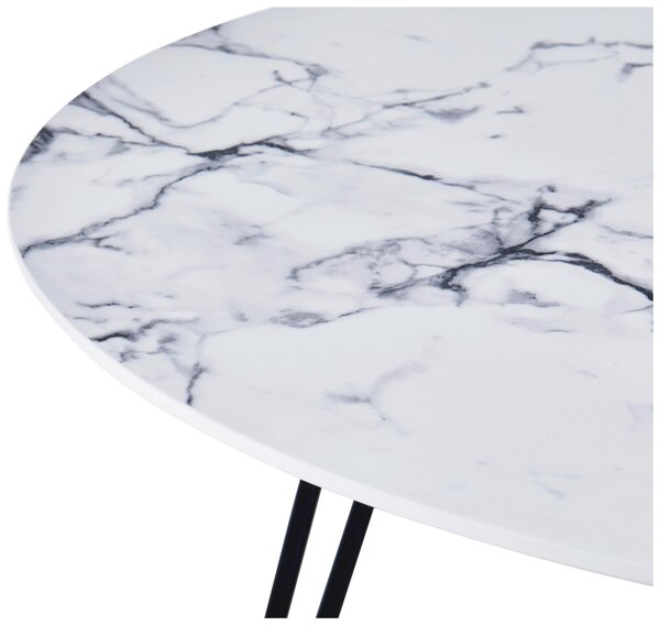 JÍDELNÍ STŮL, bílá, 120/120/76 cm Livetastic - Jídelní stoly, Online Only