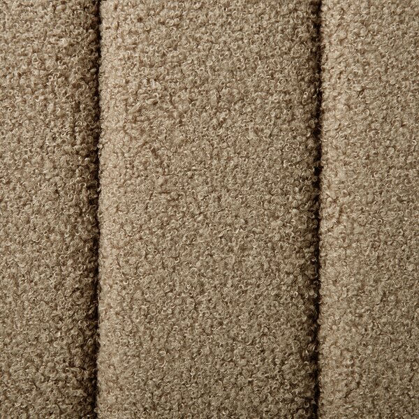Postel Buklé LUNAN 180 x 200 cm Taupe