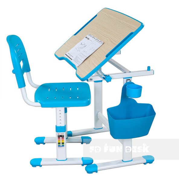 Fundesk Rostoucí stůl PICCOLINO II + židle Barva: Modrá