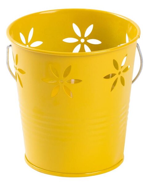 Sviečka Citronella CB197, 160 g, mix zelená/žltá, vedierko