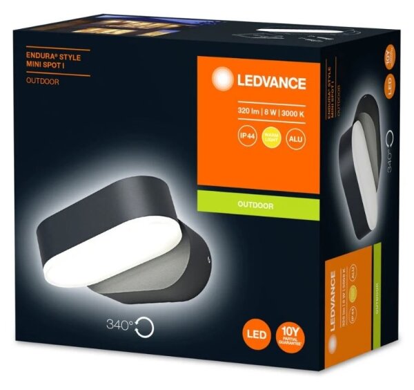 Ledvance - LED Venkovní nástěnné svítidlo ENDURA LED/8W/230V IP44