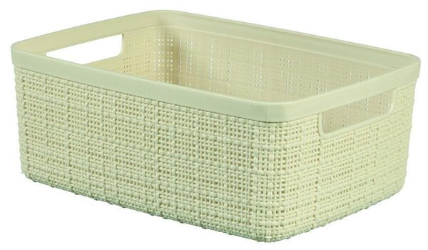 Kôš Curver® JUTE S 5L, krémový, 27x11x20 cm