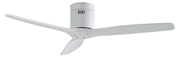 Stropní ventilátor Vindur, bílý, DC, tichý, Ø 132 cm – Lucande Lucande, Vindur, Bílá, Obývací pokoj, Kov, Moderní