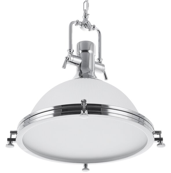 Závěsná lampa EBRON Sklo Bílá