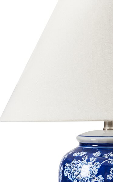 Stolní lampa ANGELES Porcelán Modrá