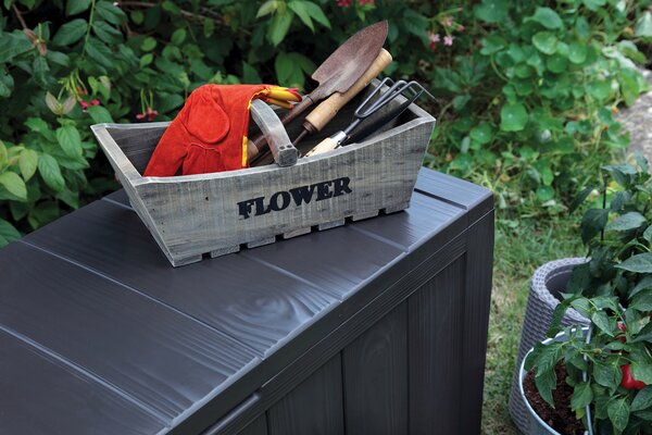 Úložný box WOODSHER | antracit 270L