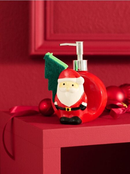 Sinsay - Vánoční dávkovač mýdla ve tvaru Santa Clause - červená