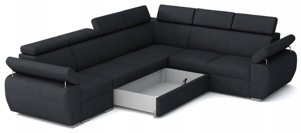 Sedací souprava BASTON | 325x260 cm | rozkládací + 2x úložný prostor | VÝBĚR TKANIN
