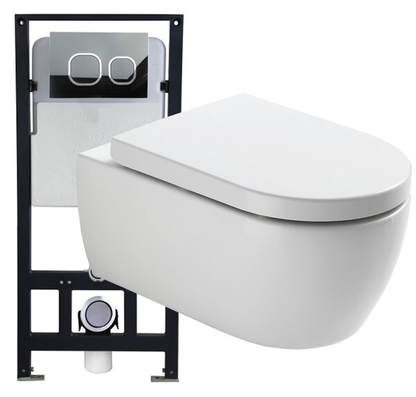 WC Set 3: WC NT2039 Bílá