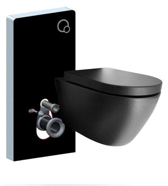 WC Set 45: Toaleta B-8030R černá