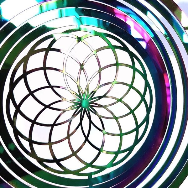 3D větrná dekorace mandala