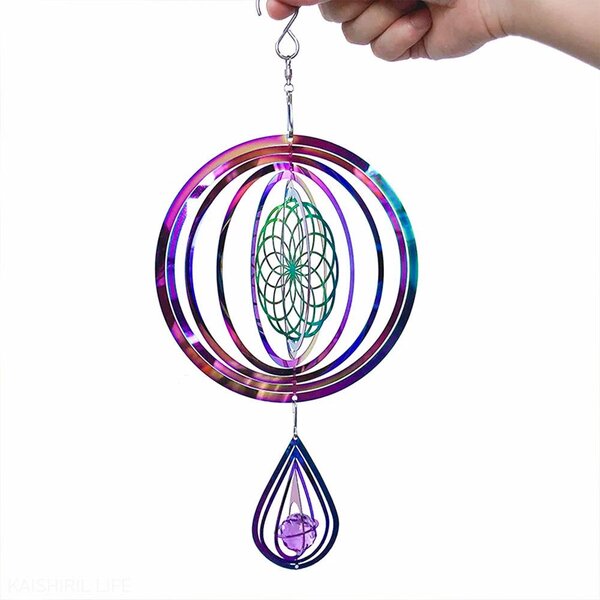 3D větrná dekorace mandala