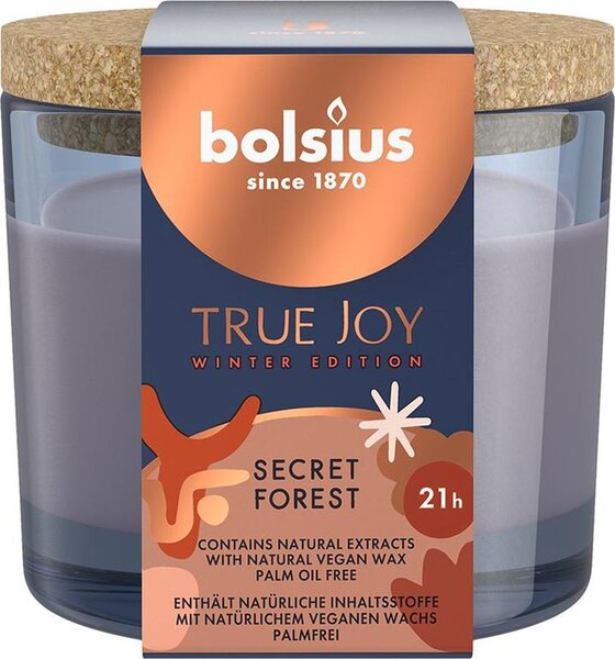 Sviečka bolsius True Joy Secret Forest, 66/83 mm