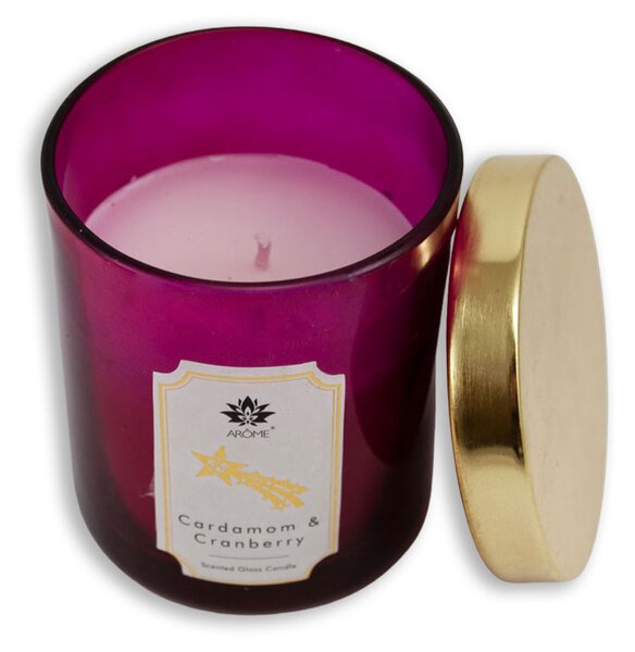 ARÔME Cardamom & Cranberry, vonná svíčka, 125 g