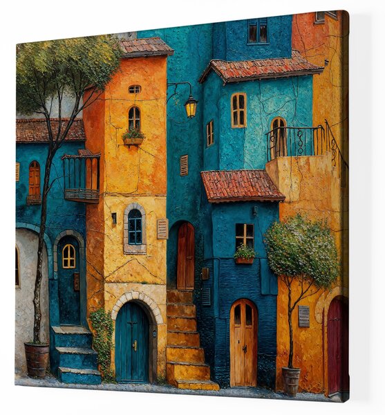 Obraz na plátně - Colorido y delgado FeelHappy.cz Velikost obrazu (šířka x výška): 40 x 40 cm