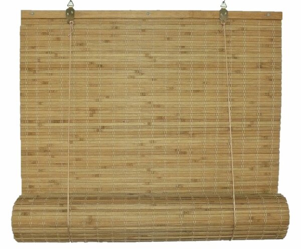 Košíkárna Bambusová roleta 60x150 cm ořech-světle hnědá