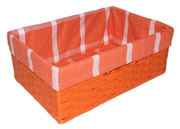 Košíkárna Úložný box 52x33 cm oranžový