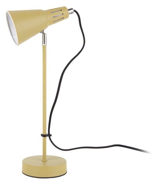 LEITMOTIV Stolní lampa Mini Cone žlutá ∅ 16 × 43 cm