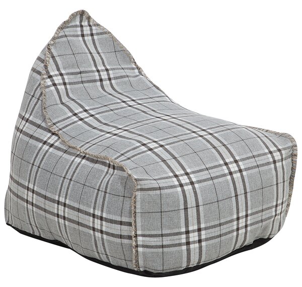 Sedací vak 200 L DROP LINEN 63 cm 75 cm Šedá