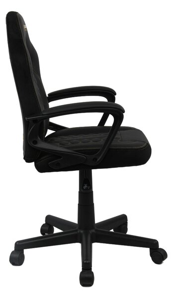 OTOČNÁ ŽIDLE PRO MLÁDEŽ, vzhled kůže, černá BX Gaming - Dětské otočné židle