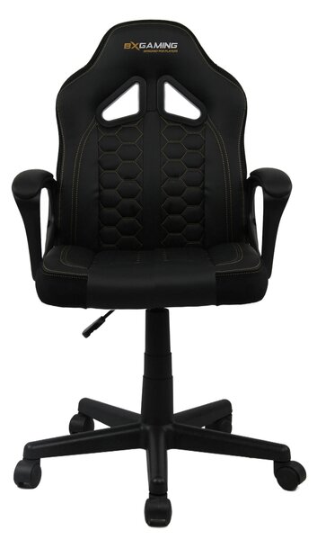 OTOČNÁ ŽIDLE PRO MLÁDEŽ, vzhled kůže, černá BX Gaming - Dětské otočné židle