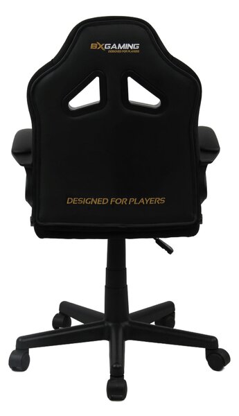 OTOČNÁ ŽIDLE PRO MLÁDEŽ, vzhled kůže, černá BX Gaming - Dětské otočné židle