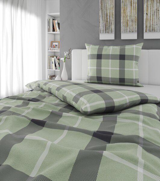 POVLEČENÍ, flanel, světle šedá, 140/200 cm Esposa - Povlečení