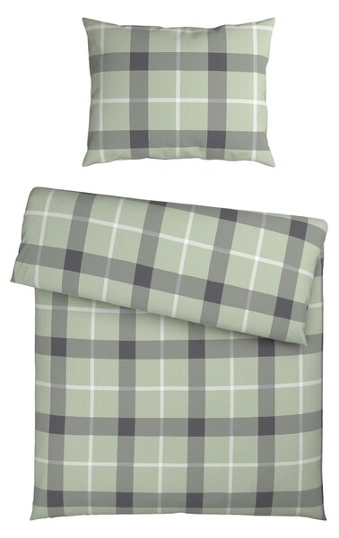 POVLEČENÍ, flanel, světle šedá, 140/200 cm Esposa - Povlečení