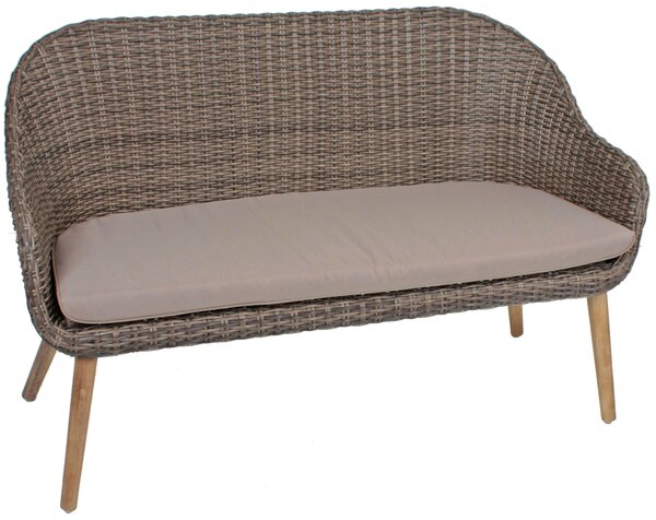 TERASOVÁ SEDACÍ SOUPRAVA 3dílné, dřevo, kov, plast, textil Gardenson - Online Only zahradní nábytek, Online Only
