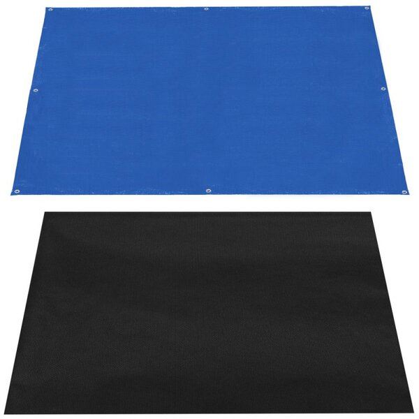 Dětské pískoviště s krytem 120x120 cm DECHLAND Smart 120SET hnědé