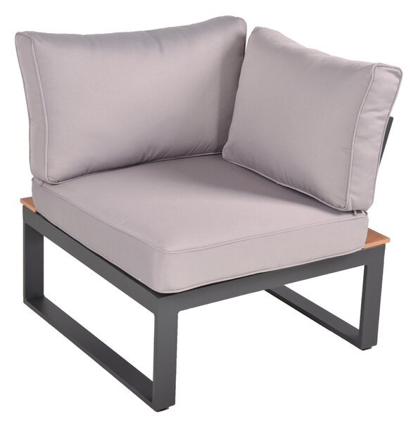 TERASOVÁ SEDACÍ SOUPRAVA 6dílné, kov, plast, textil Gardenson - Online Only zahradní nábytek, Online Only