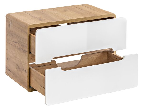 Koupelnová skříňka s umyvadlem ARUBA White U80/1 | 80 cm