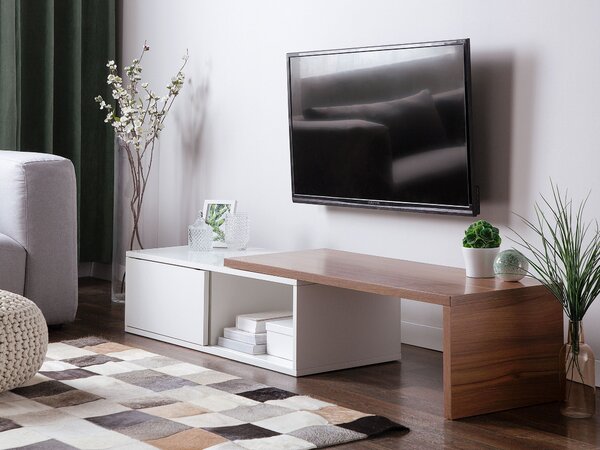 TV stolek YONKERS Bílá