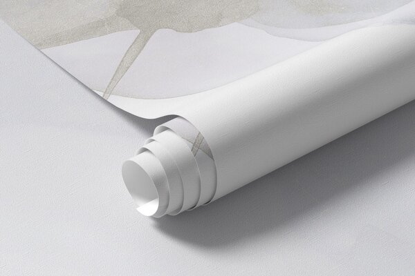 Fototapety Krásné květiny, jemné pastelové barvy, minimalismus, přírodní, rustikální, béžová a modrá, Fototapety akvarel, w03407v2 : uwalls.cz