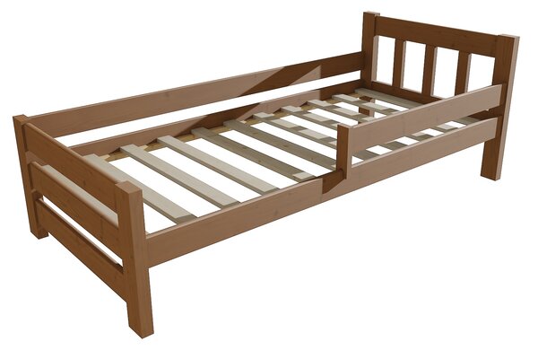 Vomaks Dětská postel se zábranou VMK015D KIDS Rozměr: 80 x 180 cm, Barva: moření dub