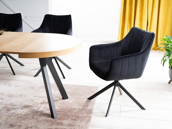 Jídelní židle Anastasia (zelená + černá). Akce -10%