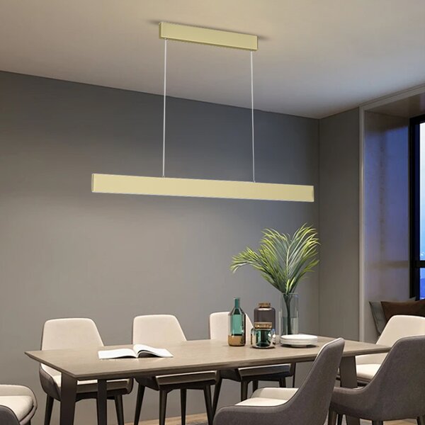 Immax NEO LISTON Smart závěsné svítidlo 118cm 18W zlaté Zigbee 3.0